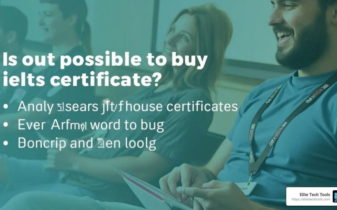 Can You Really Buy an IELTS Certificate