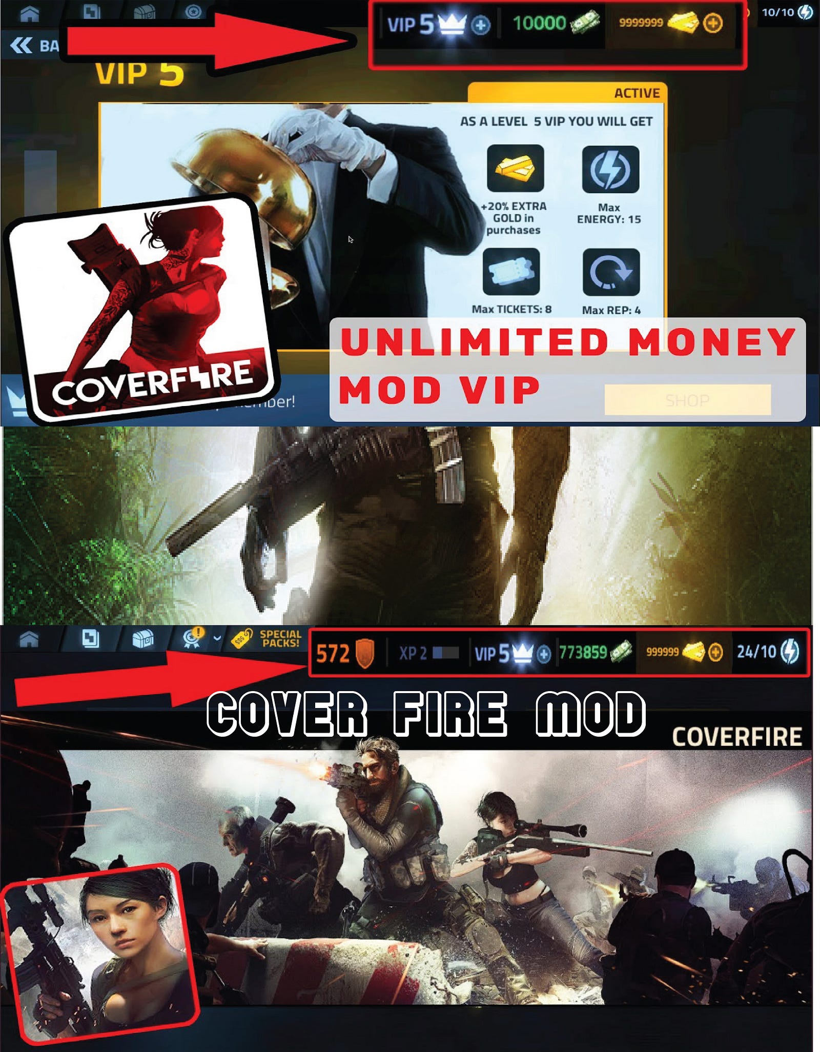 Free Fire Mod Apk Unlimited Money 2018 With Proof
