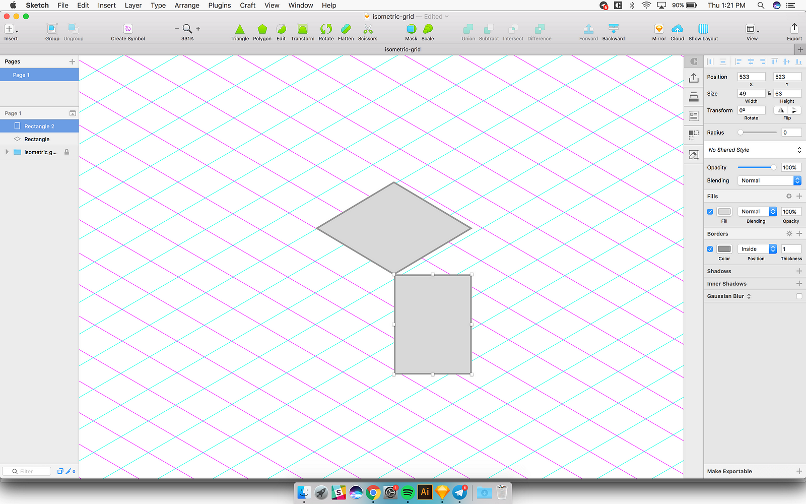 Membuat Ilustrasi Isometric Dengan Sketch App Paperpillar Medium