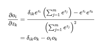 Softmax loss derivative python