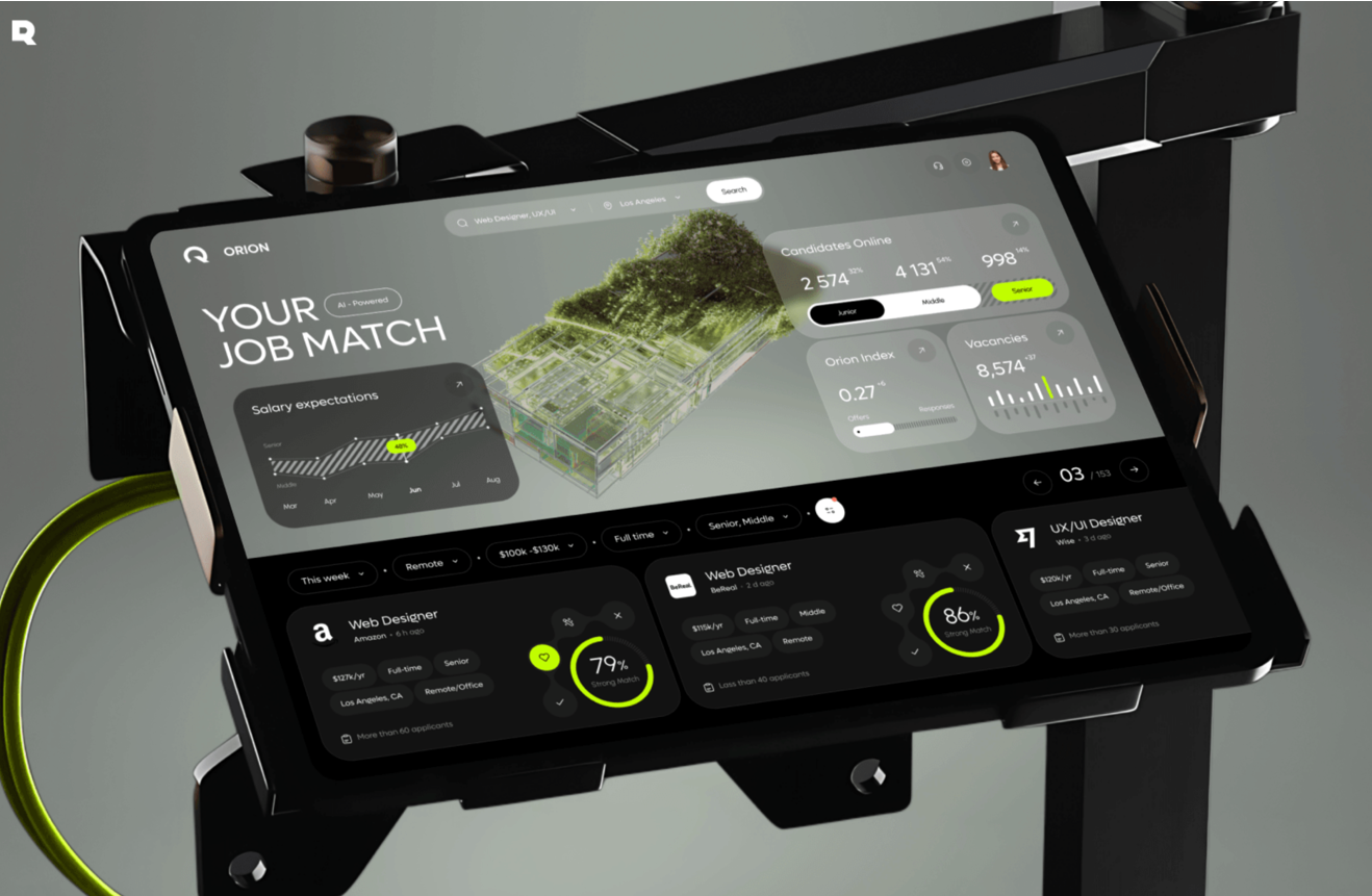 
ORION — Job SaaS & UI UX Design by Rondesignlab