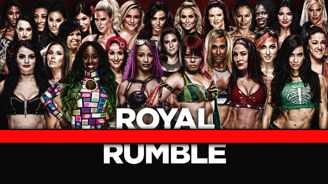 The significance of an allfemale WWE Royal Rumble main event.