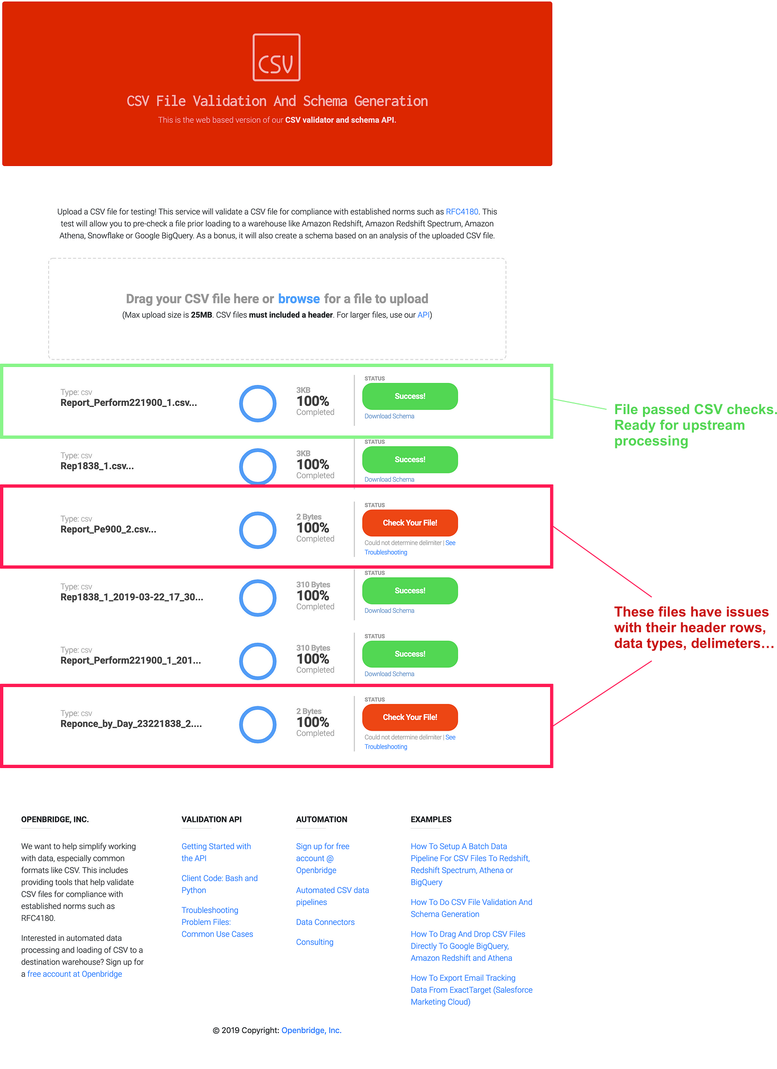 how to automatically download csv from browser