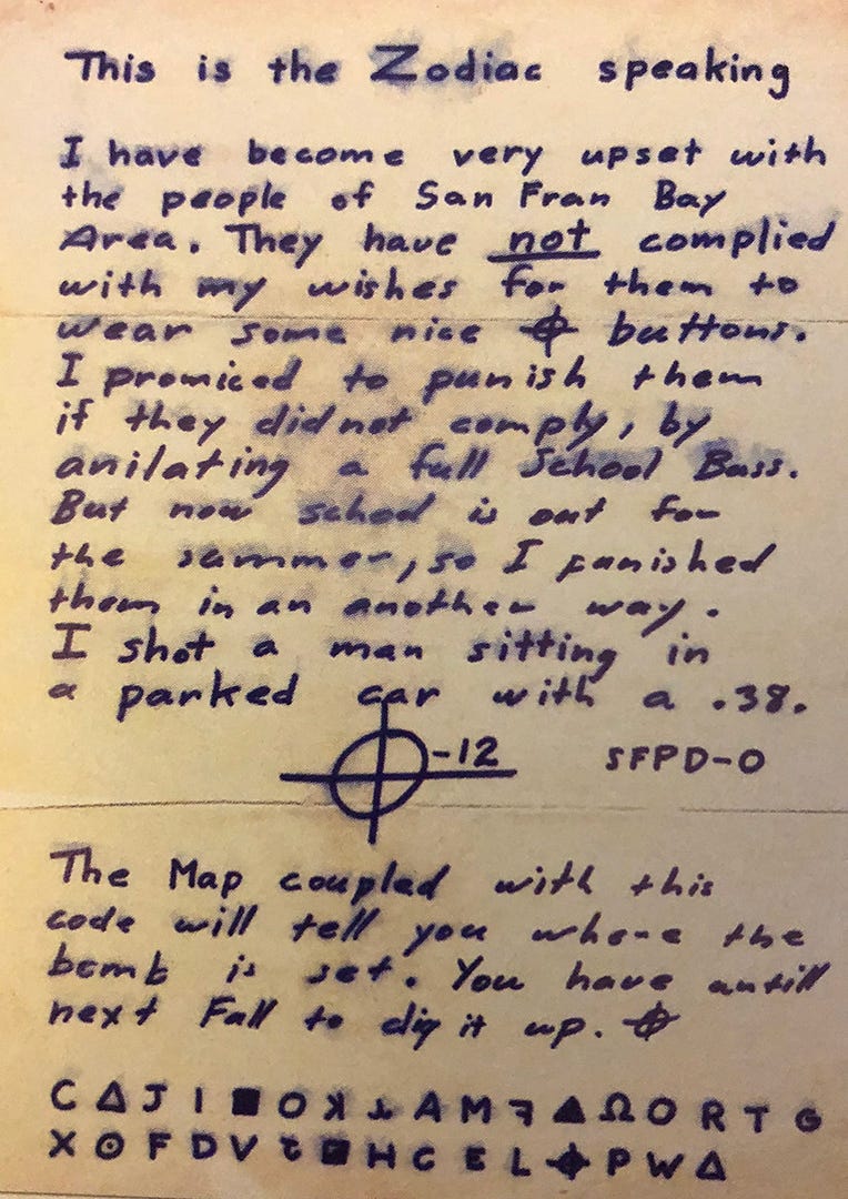 Zodiac killer gedmatch picture