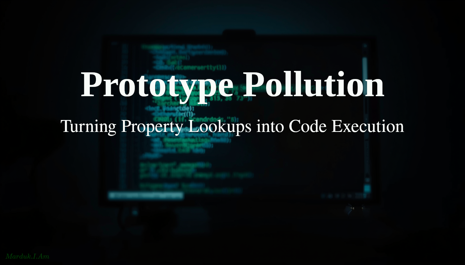 Prototype Pollution