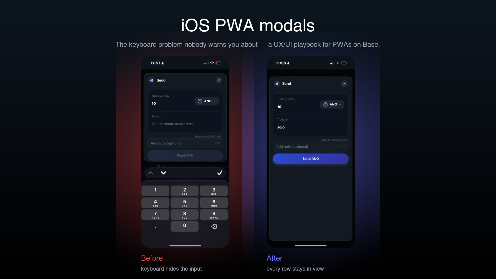 iOS Hates Your Modal: A UX/UI Playbook for PWAs on Base