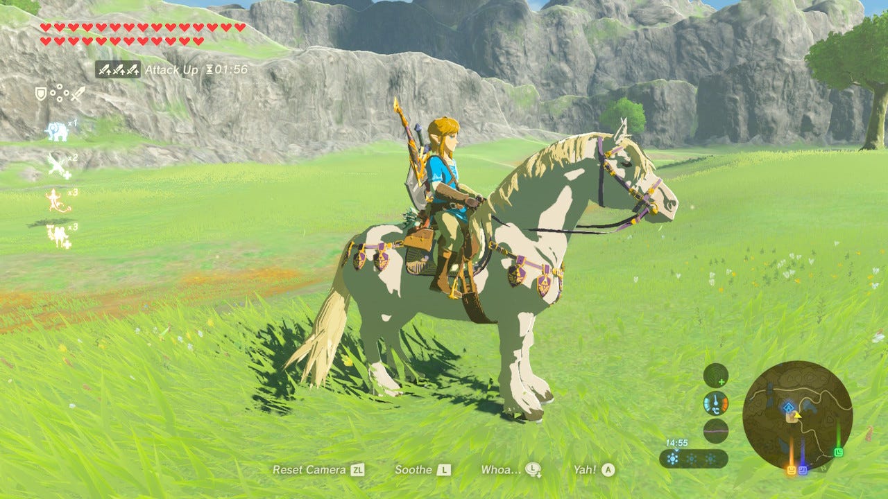 Legend Of Zelda Breath Of The Wild Horses