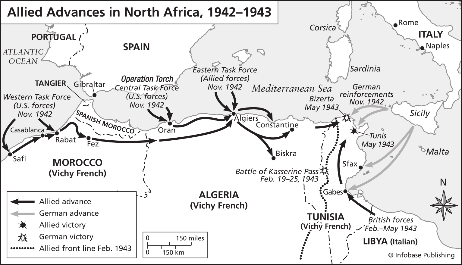 WW2 Africa Map