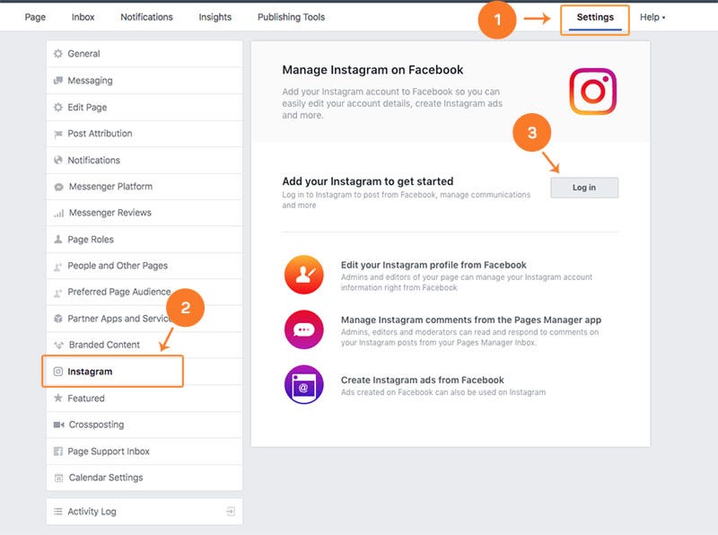 can i connect my facebook business page to instagram