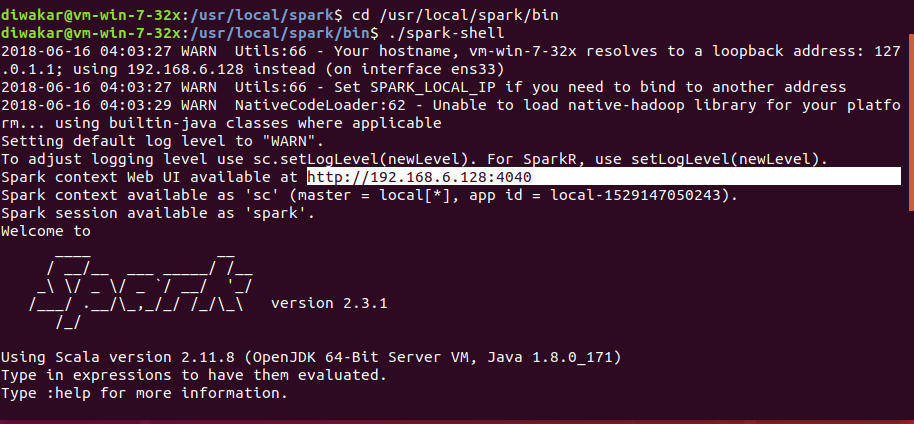 install apache spark from ubuntu