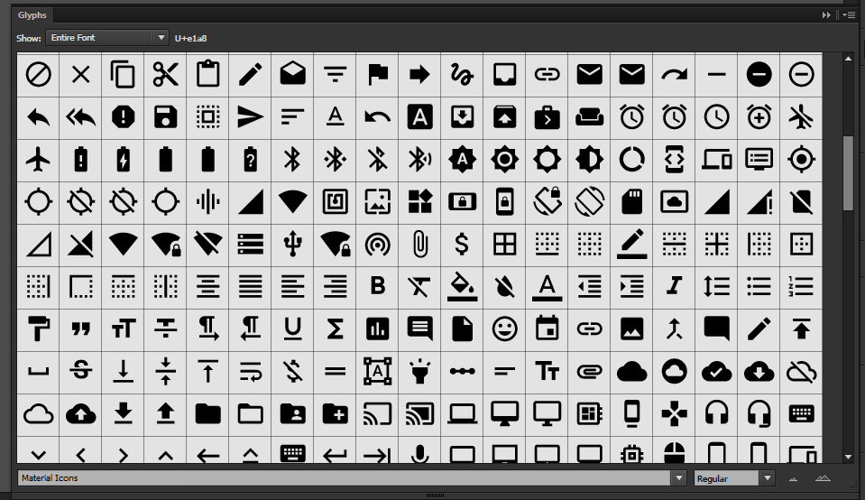 How to include icons in your Photoshop/Illustrator designs