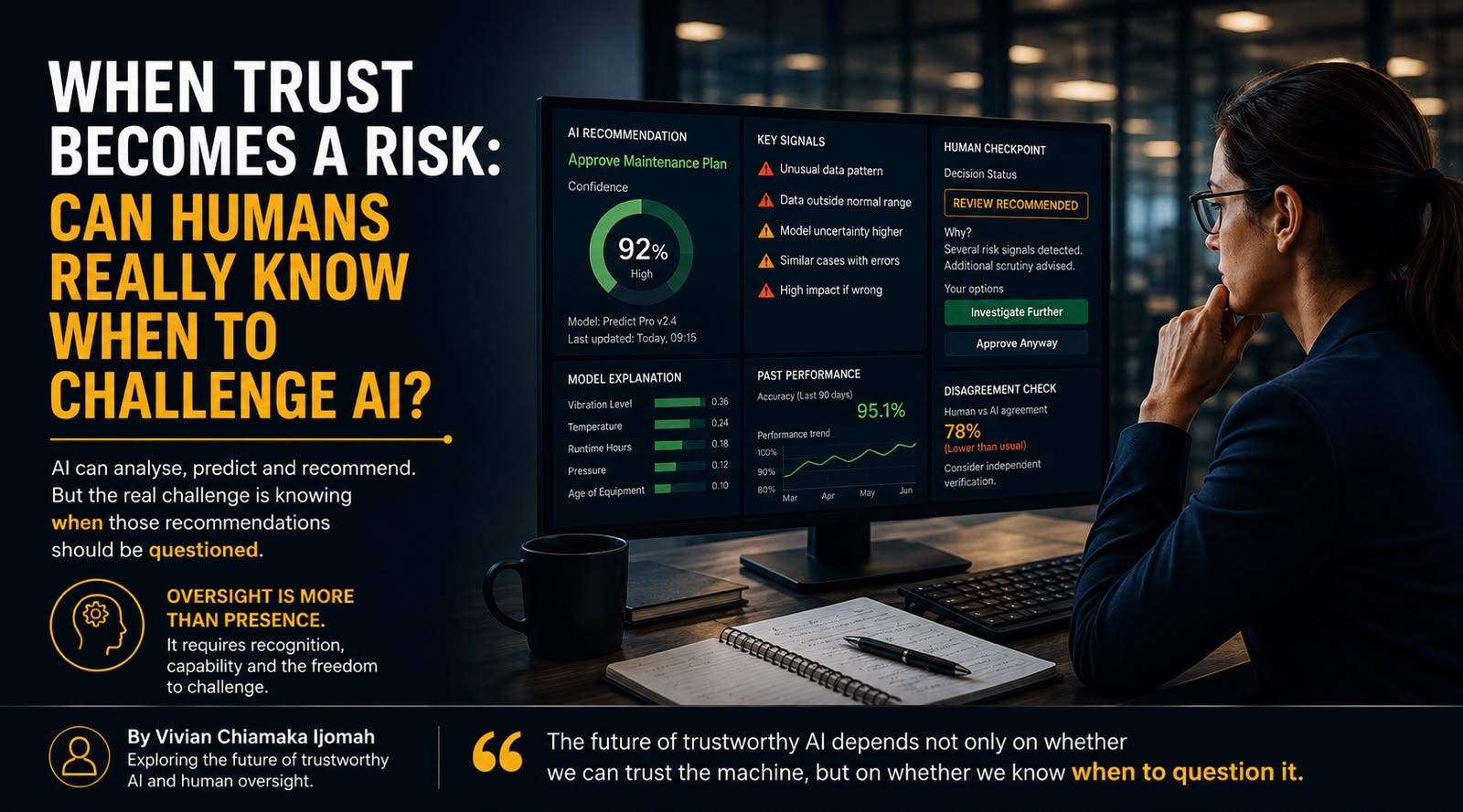 When Trust Becomes a Risk: Can Humans Really Know When to Challenge AI?