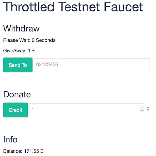 ethereum faucet testnet