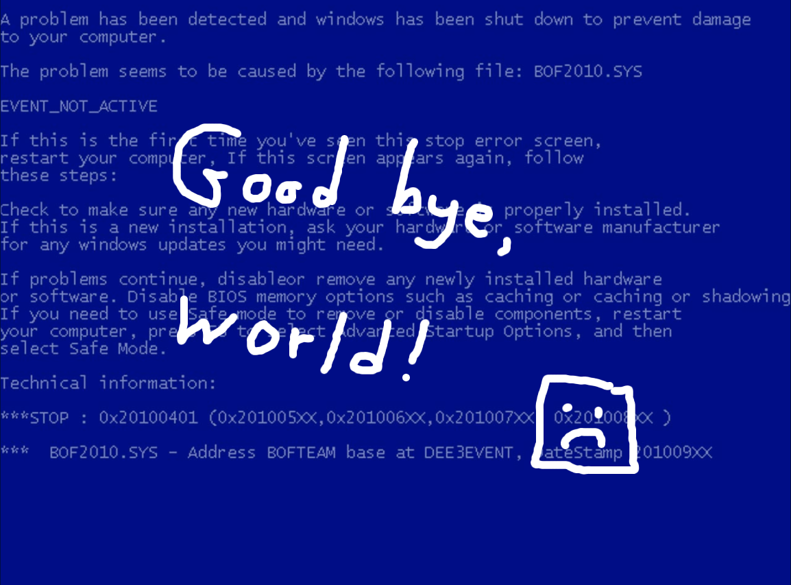 Why the “Blurry Blue Screen of Death” is so deadly at the age of 12, 20 ...