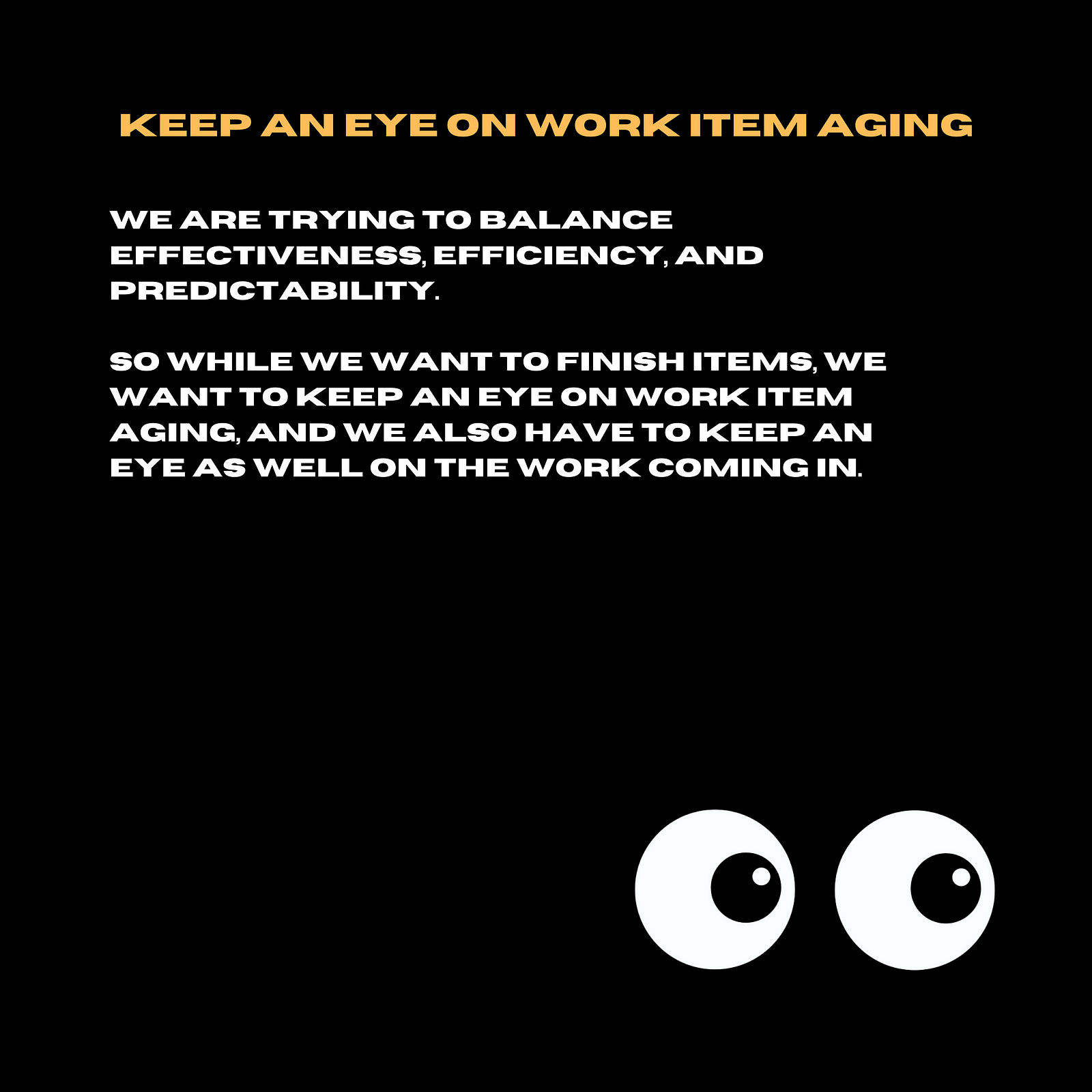 Keep an eye on work item aging