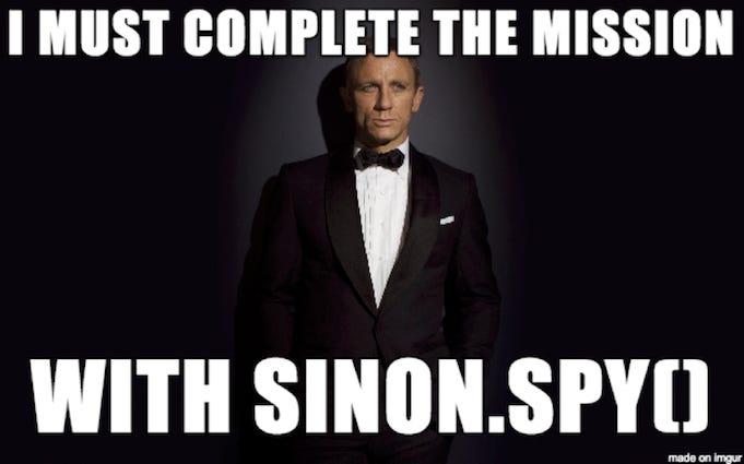 I Must Complete The Mission with Sinon.spy()