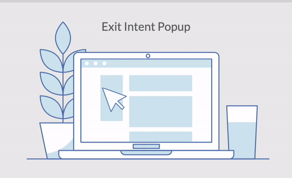Exit Intent Popup GIF