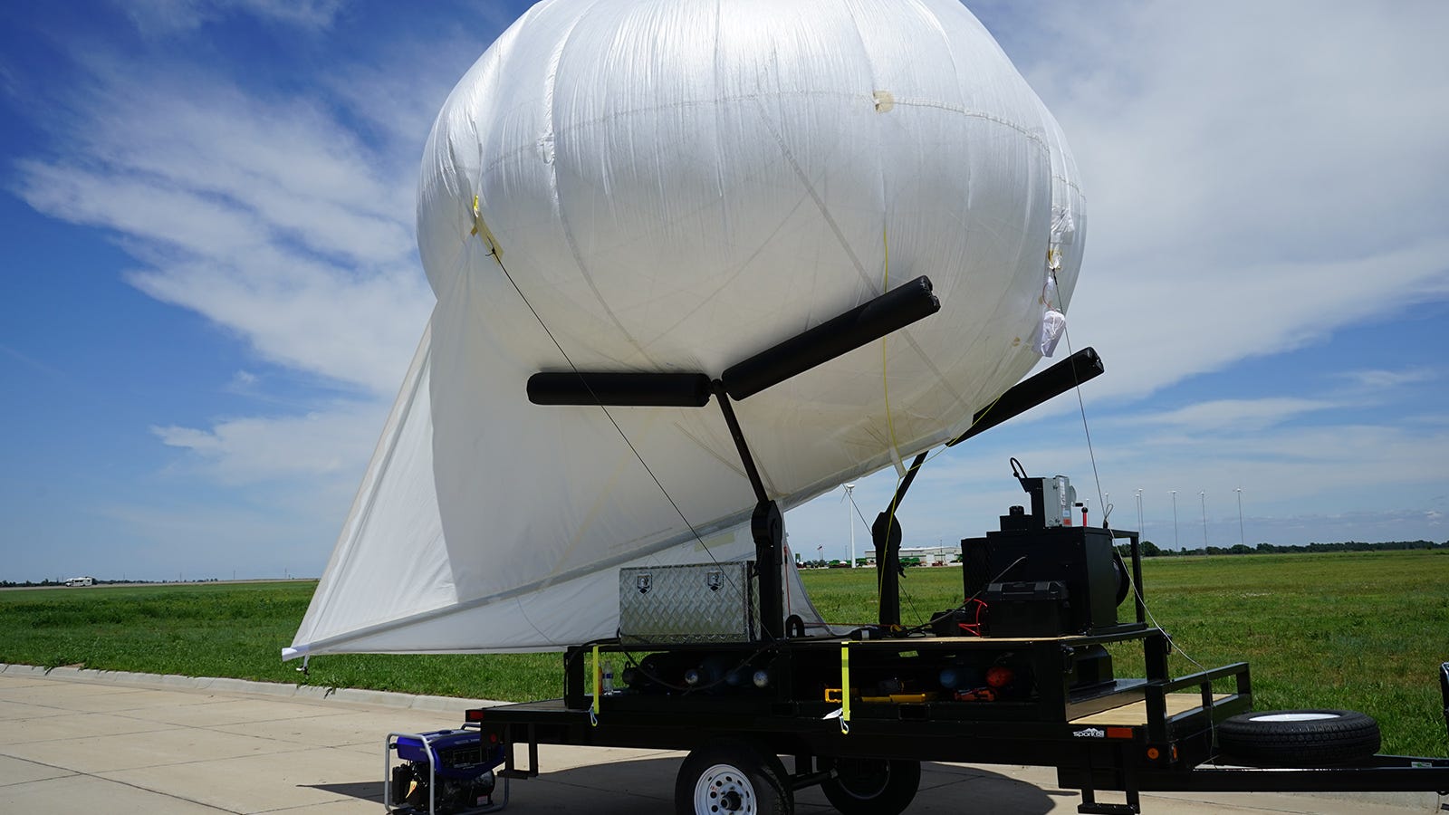 Aerostat System is a surveillance solution that makes use of low-flyin