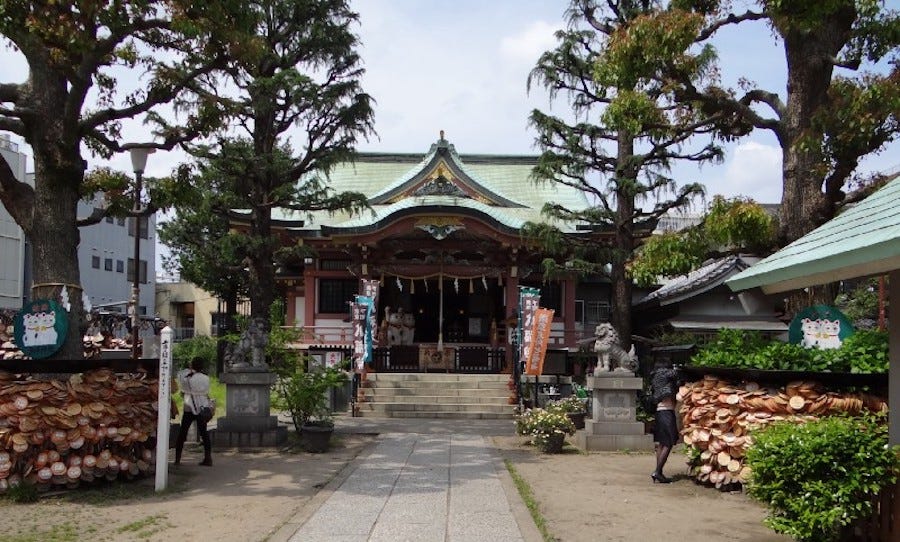 The unassuming Imado Shrine in Tokyo’s Asakusa area