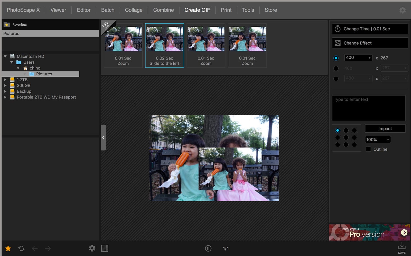 My Favorite GIF App Features Photoscape X  for Mac Chino 