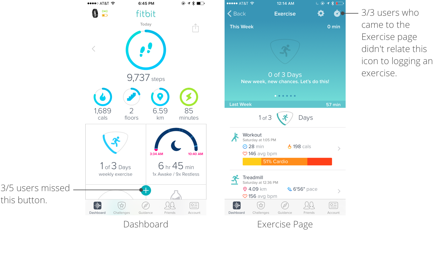 fitbit not logging exercise