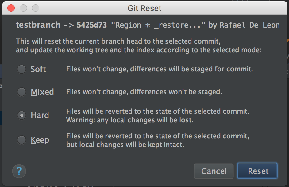 Tutorial Organize your commits through git rebasing and Jetbrains IDEs