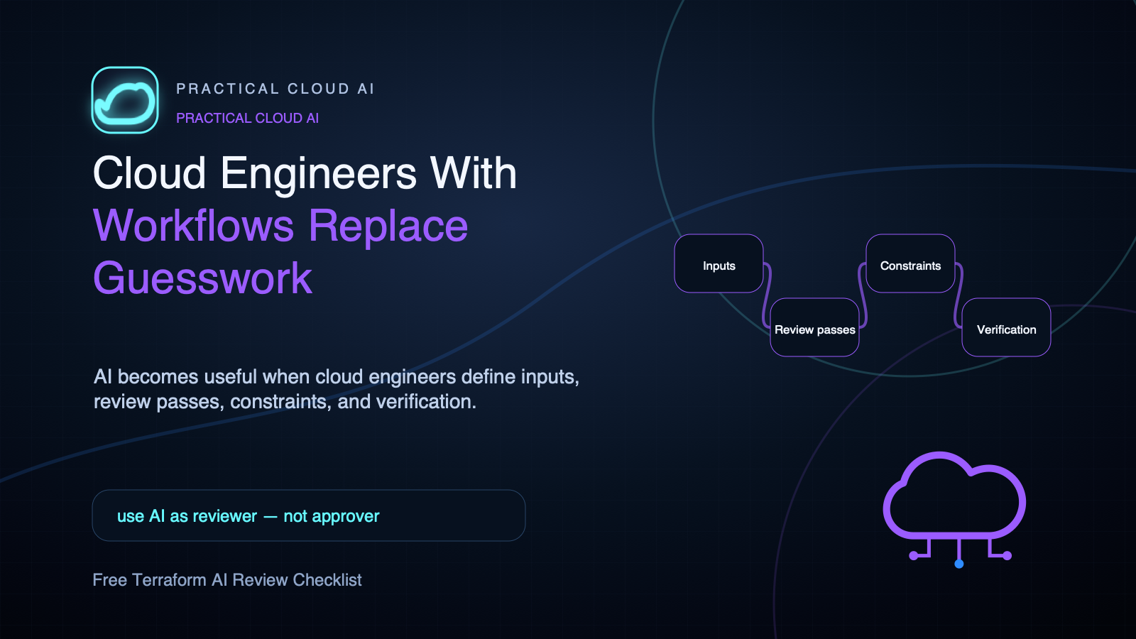 AI Won’t Replace Cloud Engineers. Cloud Engineers With Workflows Will Replace Guesswork.
