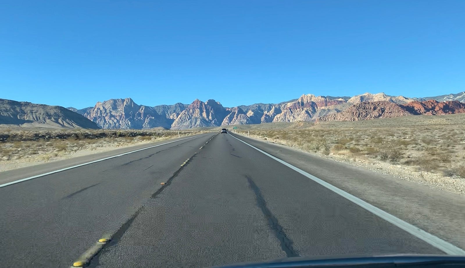 scenic drive to red rock in Las Vegas 