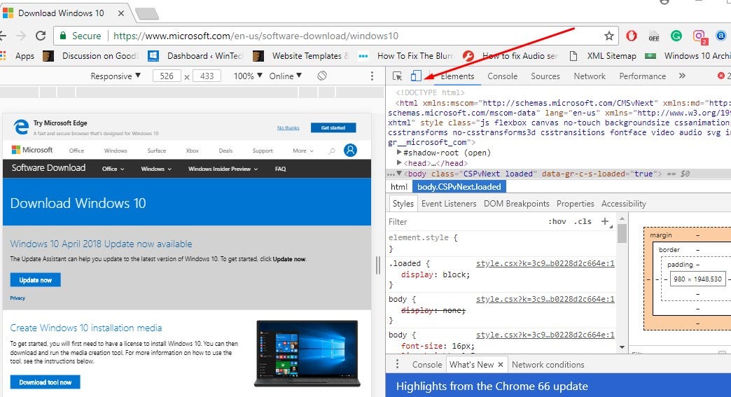 download windows 10 april 2018 update v1803 iso windows101tricks size of windows 10 download