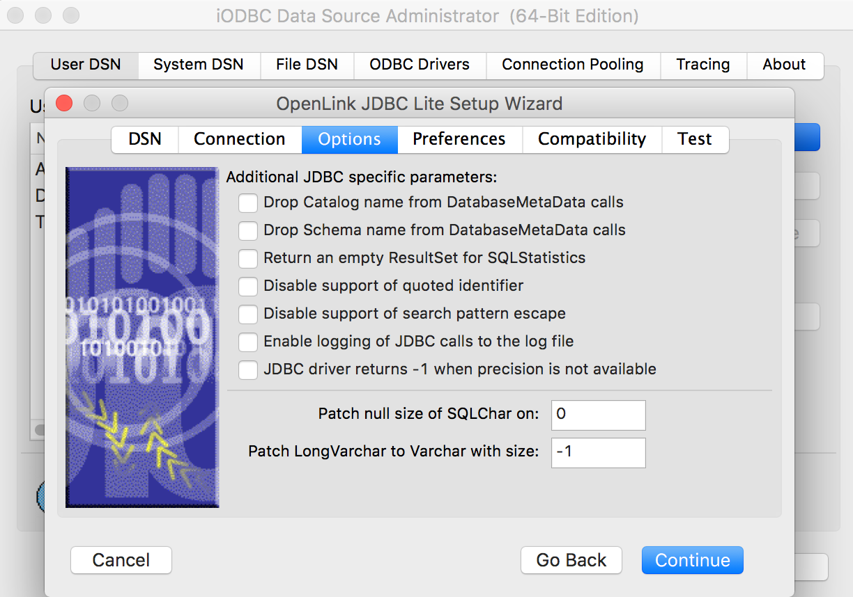 iodbc driver manager for mac os x