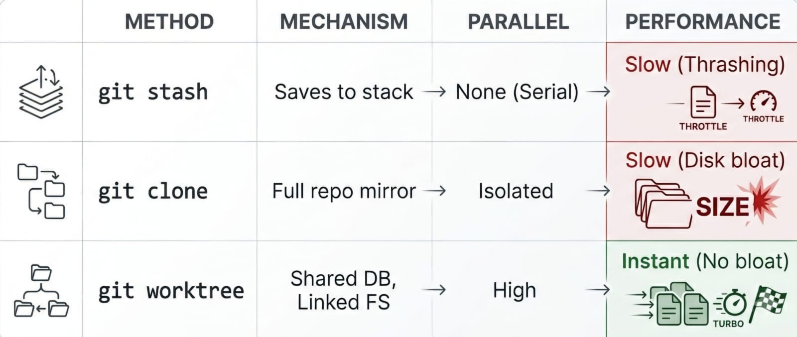Beyond Stashing: Scaling Development with Git Worktrees