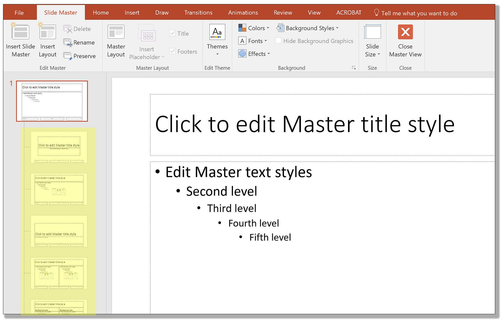 how-to-make-a-slide-master-in-powerpoint-youtube