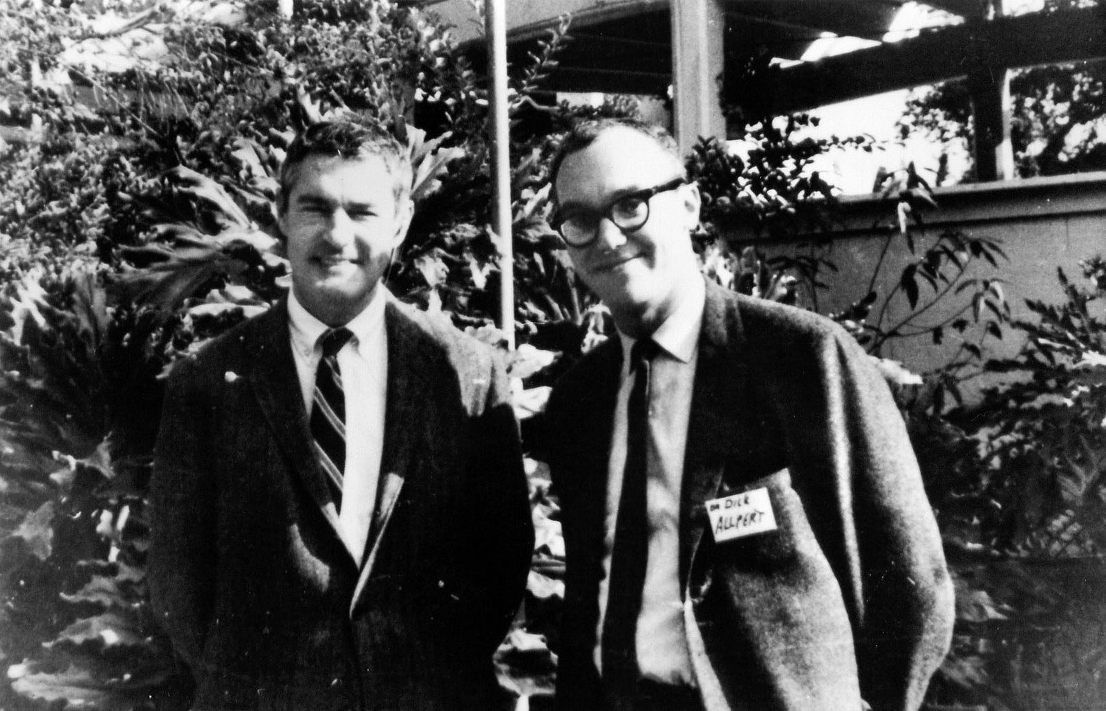 Dr. Timothy Leary and his partner-in-crime at Harvard, Dr. Richard Alpert (Dying to Know)