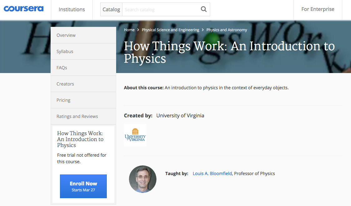 10 Free Online Science Courses to Learn a Little of Everything