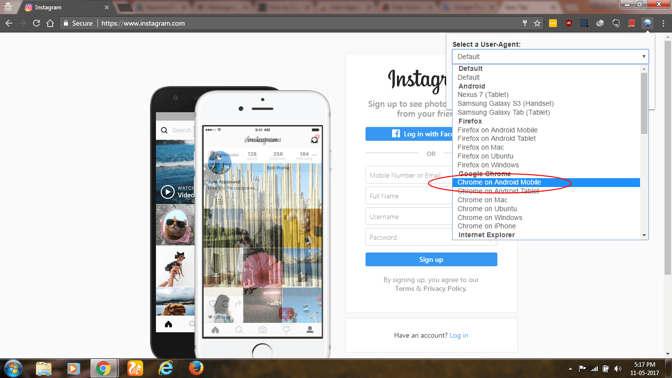 Post to Instagram from PC or Mac — Chrome-Firefox New Method