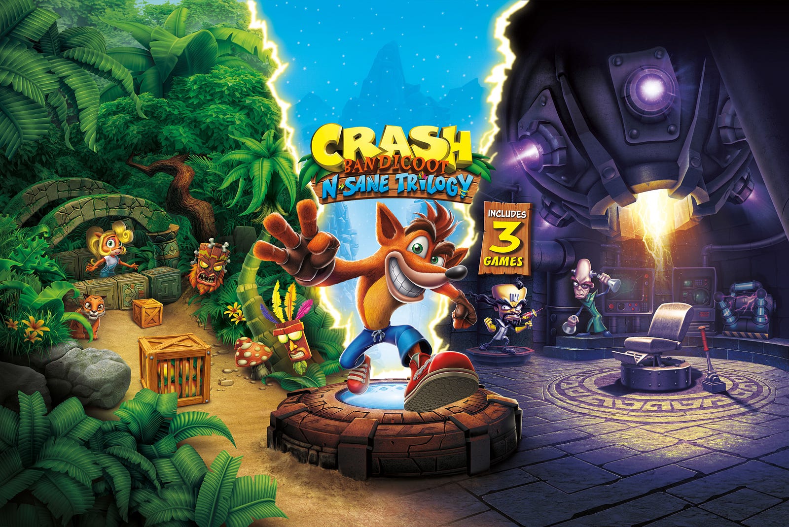 Resultado de imagem para crash bandicoot remastered capa pc