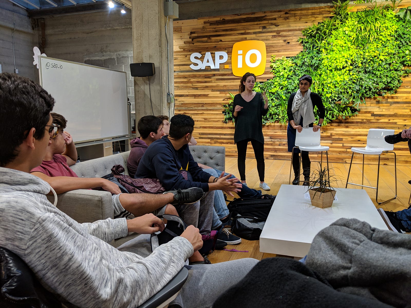 Shuchi Rana, head of the SAP San Francisco accelerator, explaining why large companies like SAP need to reinvent themselves by partnering with entrepreneurs and startups
