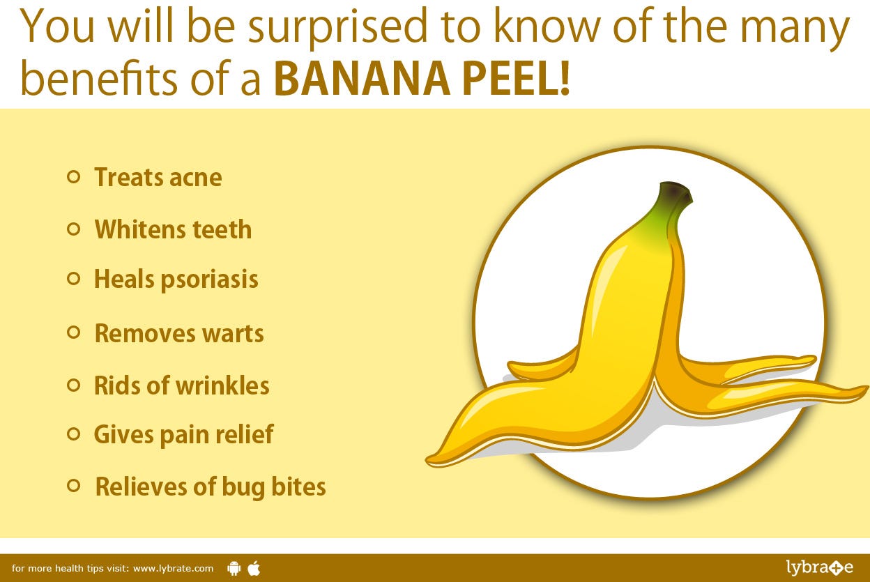 The Many Benefits Of A Banana Peel Lybrate — Health Tips Medium