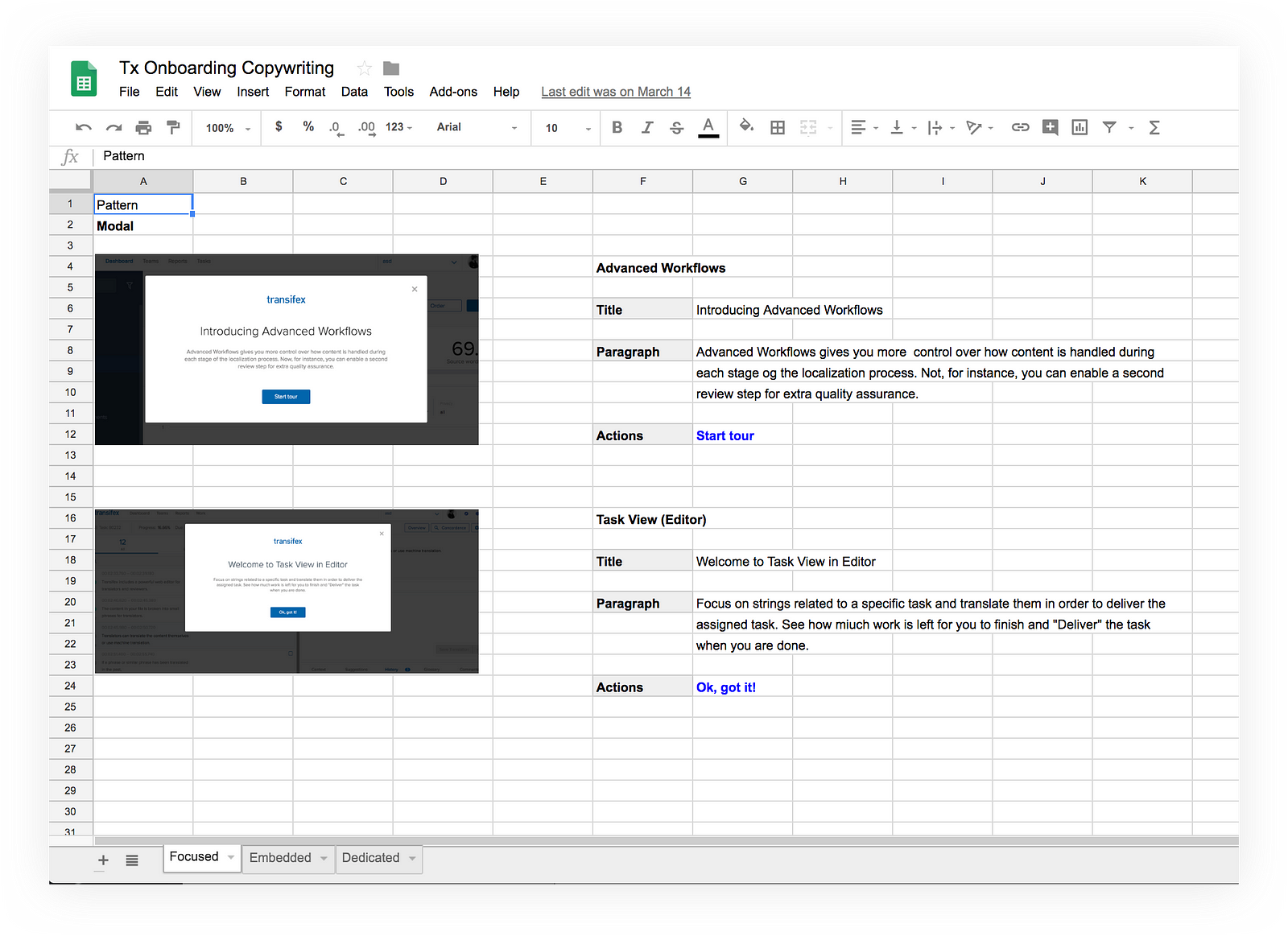 Ux design with google docs and sheets ux collective