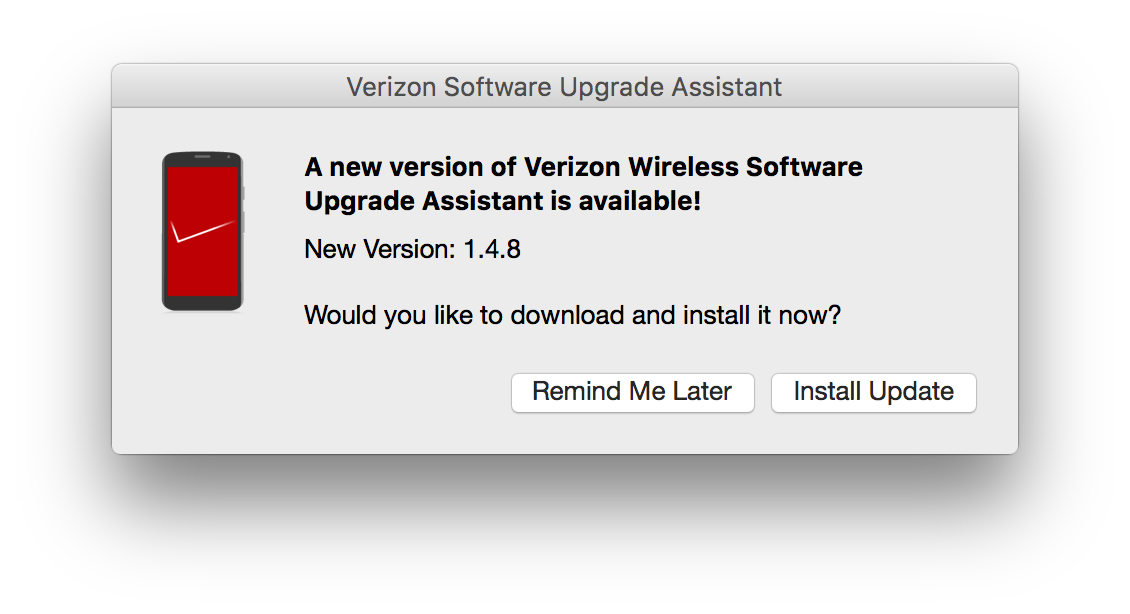 Verizon software upgrade assistant download samsung