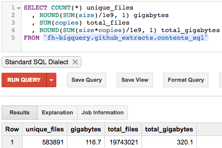 Left join bigquery