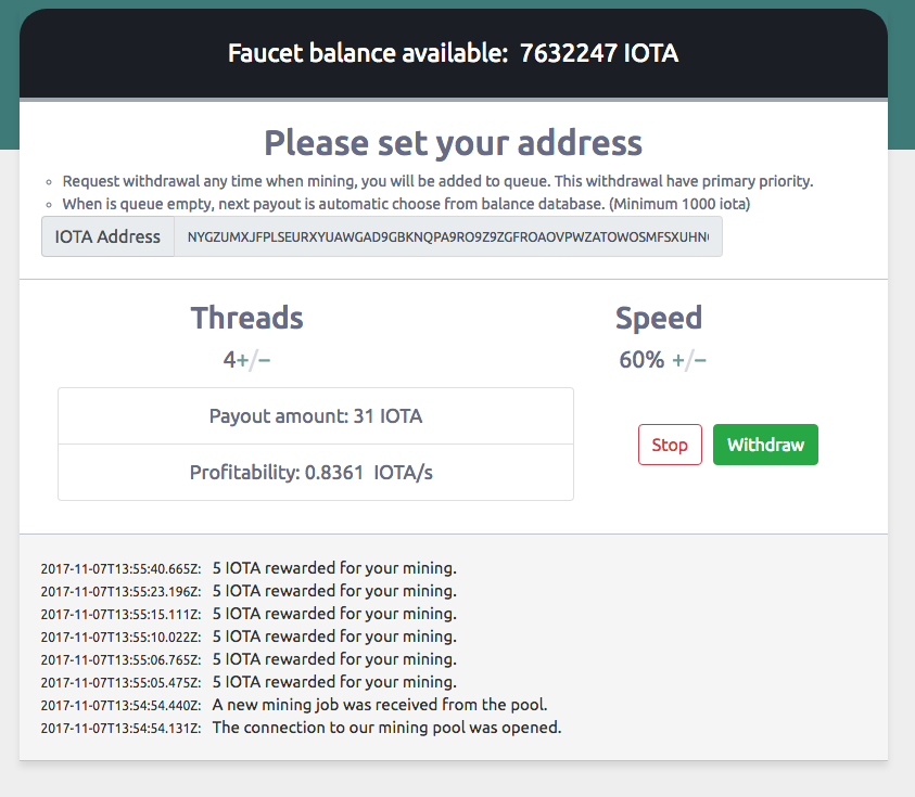 Popular IOTA faucets – Earn Free MIOTA