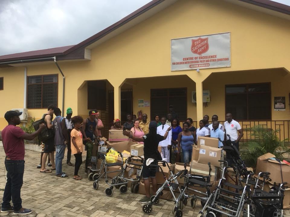LOVE FROM AFRICA Foundation (GHANAGERMANY) VISITS SALVATION ARMY