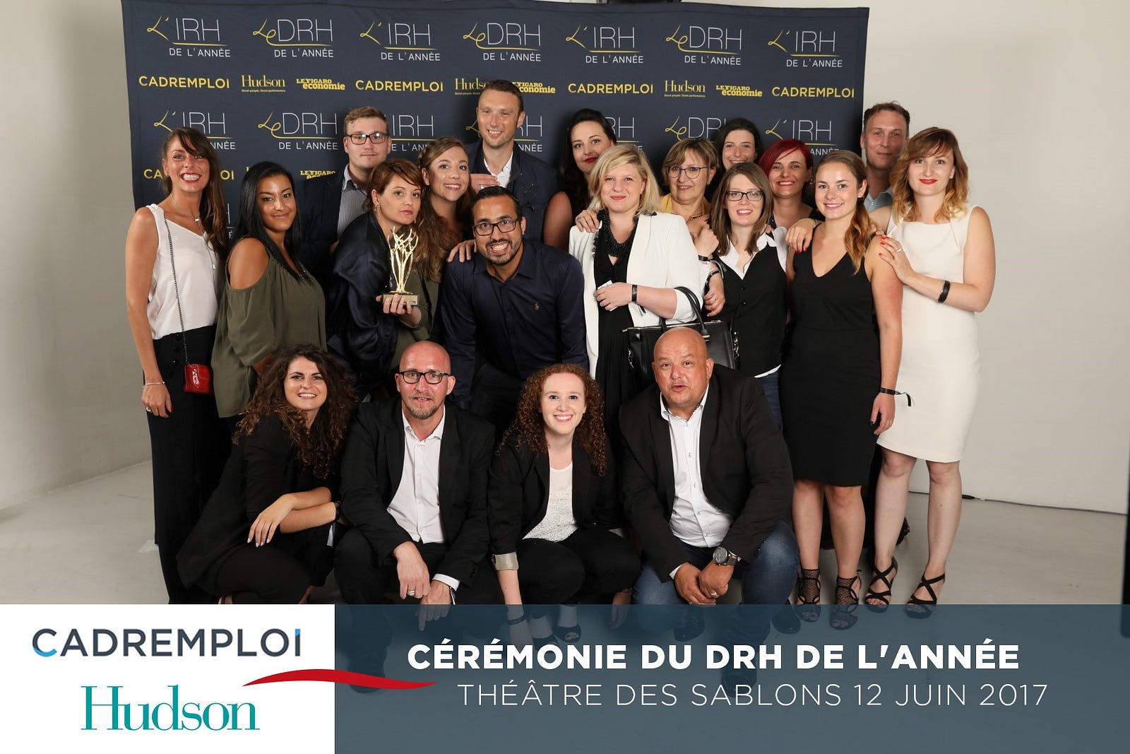 L'équipe du Groupe SGP à la cérémonie de l’Initiative RH de l'année