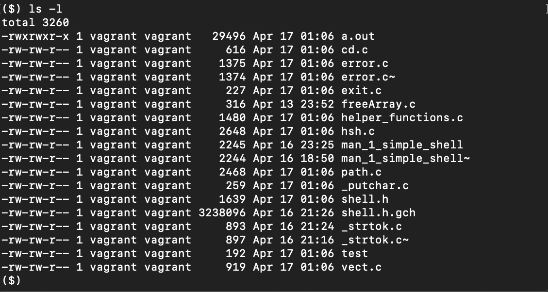 from our article on "What happens when you type ls -l in shell?"