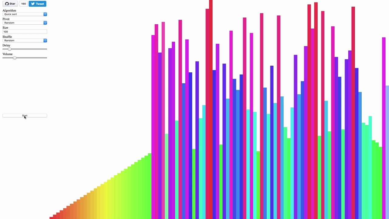 Visualizing Sorting Algorithms with Web Audio for the Heck ...
