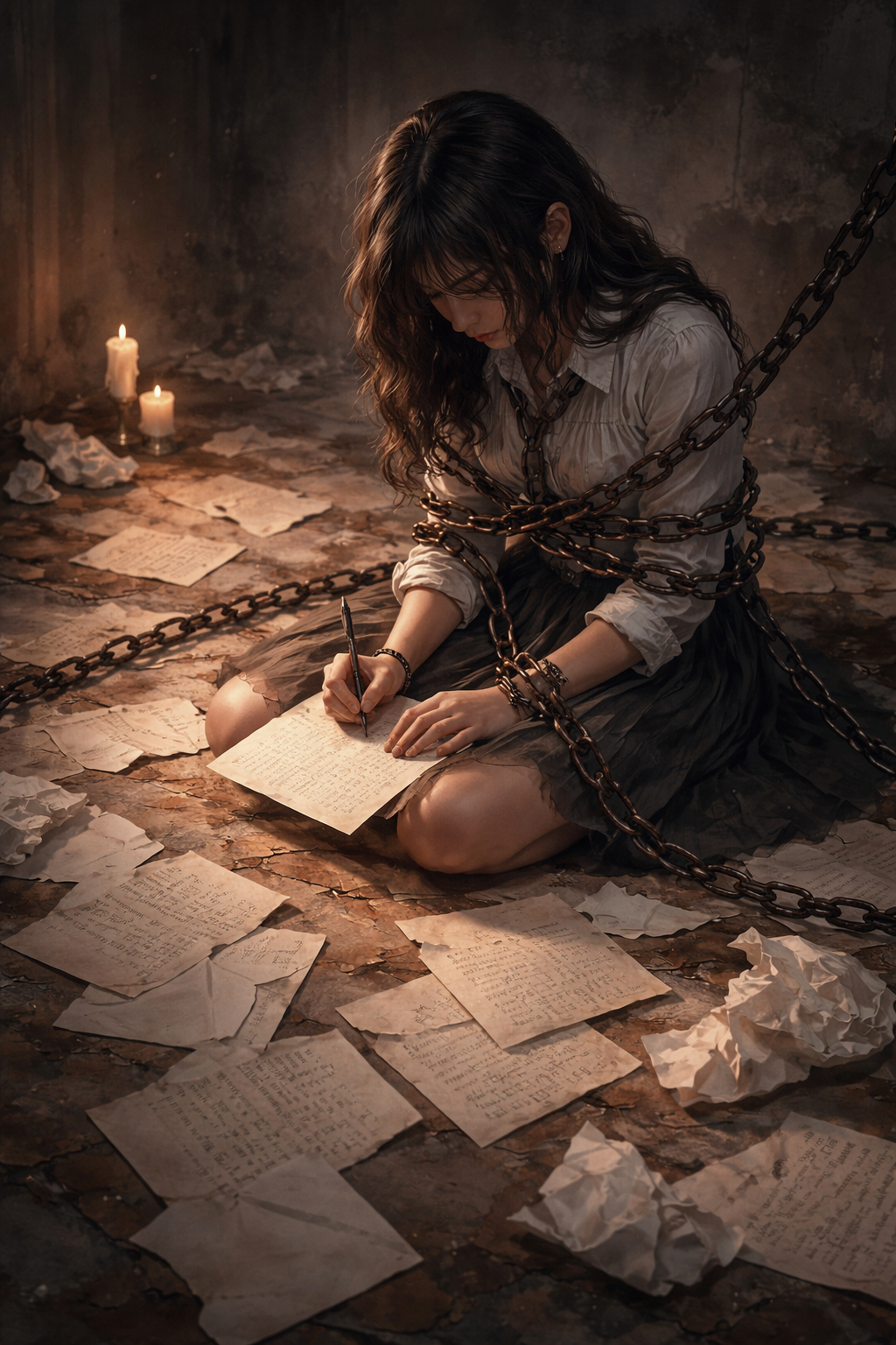 A haunting visual of silent love, unchosen hearts, and the quiet guilt that lingers — where memories bind like rusted chains and every glance echoes what was never said.