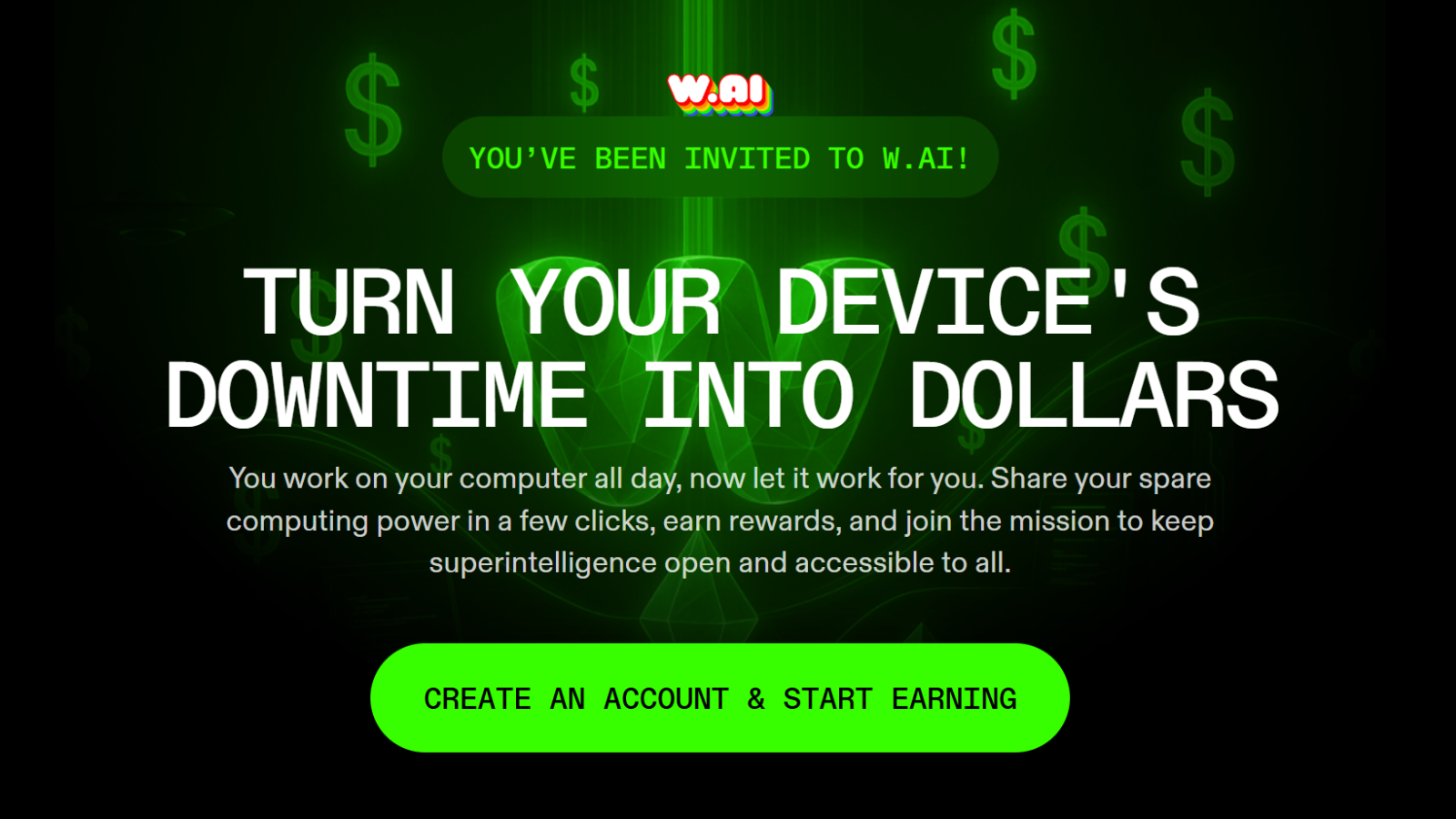W.AI Node FREE Airdrop Backed by WOMBO And NVIDIA