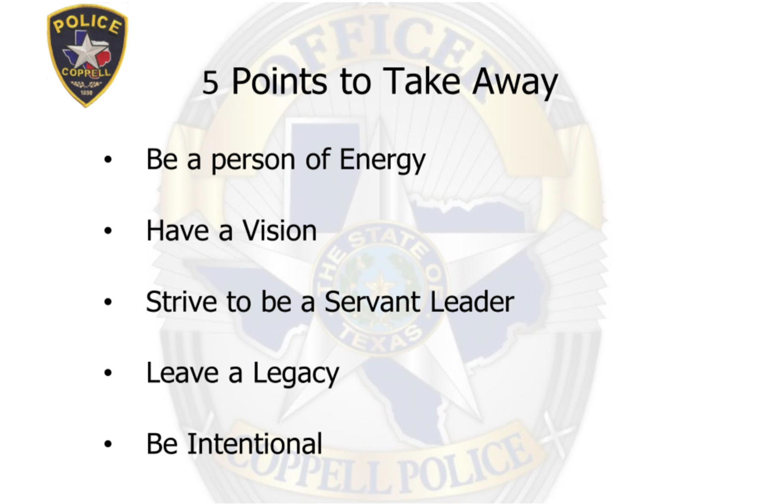 The 5th Point Aspiring Servant Leaders Conference Follow Up - 