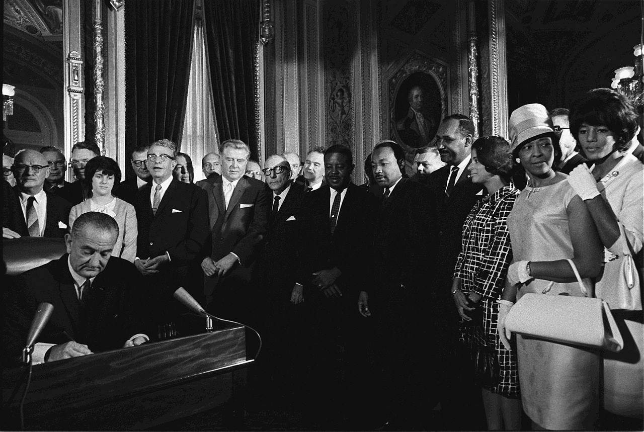 OTD In History… August 6, 1965, President Lyndon Johnson Signs The ...